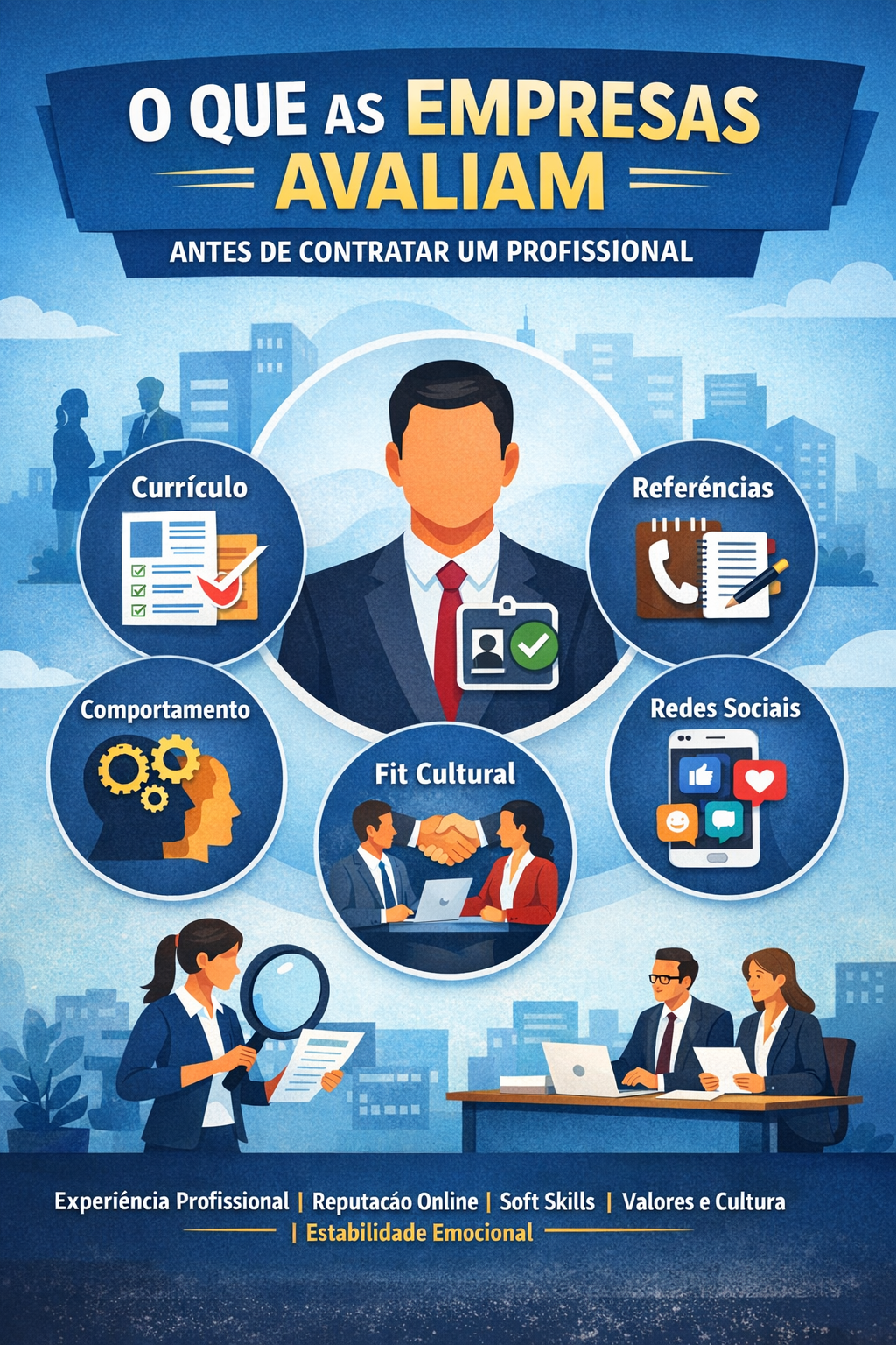o que as empresas avaliam antes de contratar